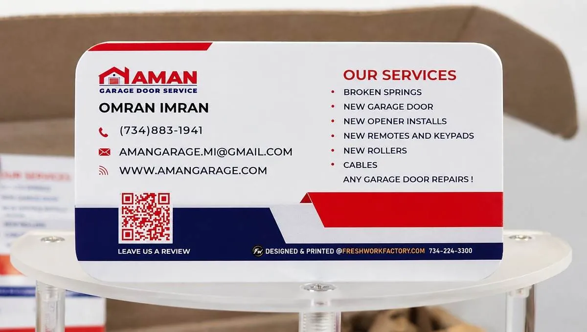 Fresh Work Factory Business Cards project